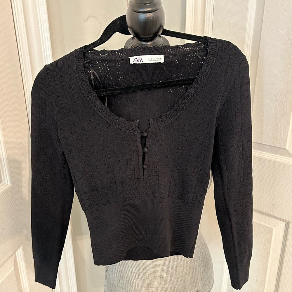 Zara long sleeve top